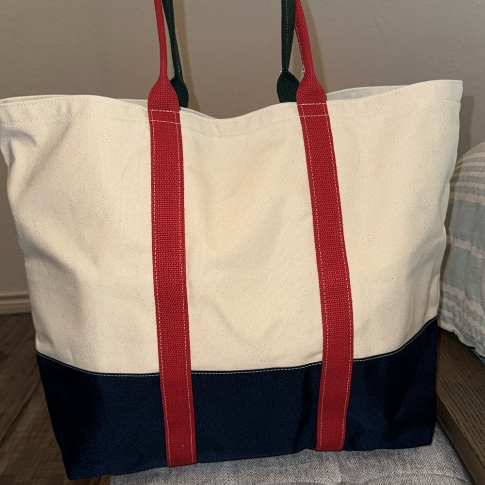 NWT, JCrew Old Soldier mariner II boat tote in canvas. - Picture 5 of 9